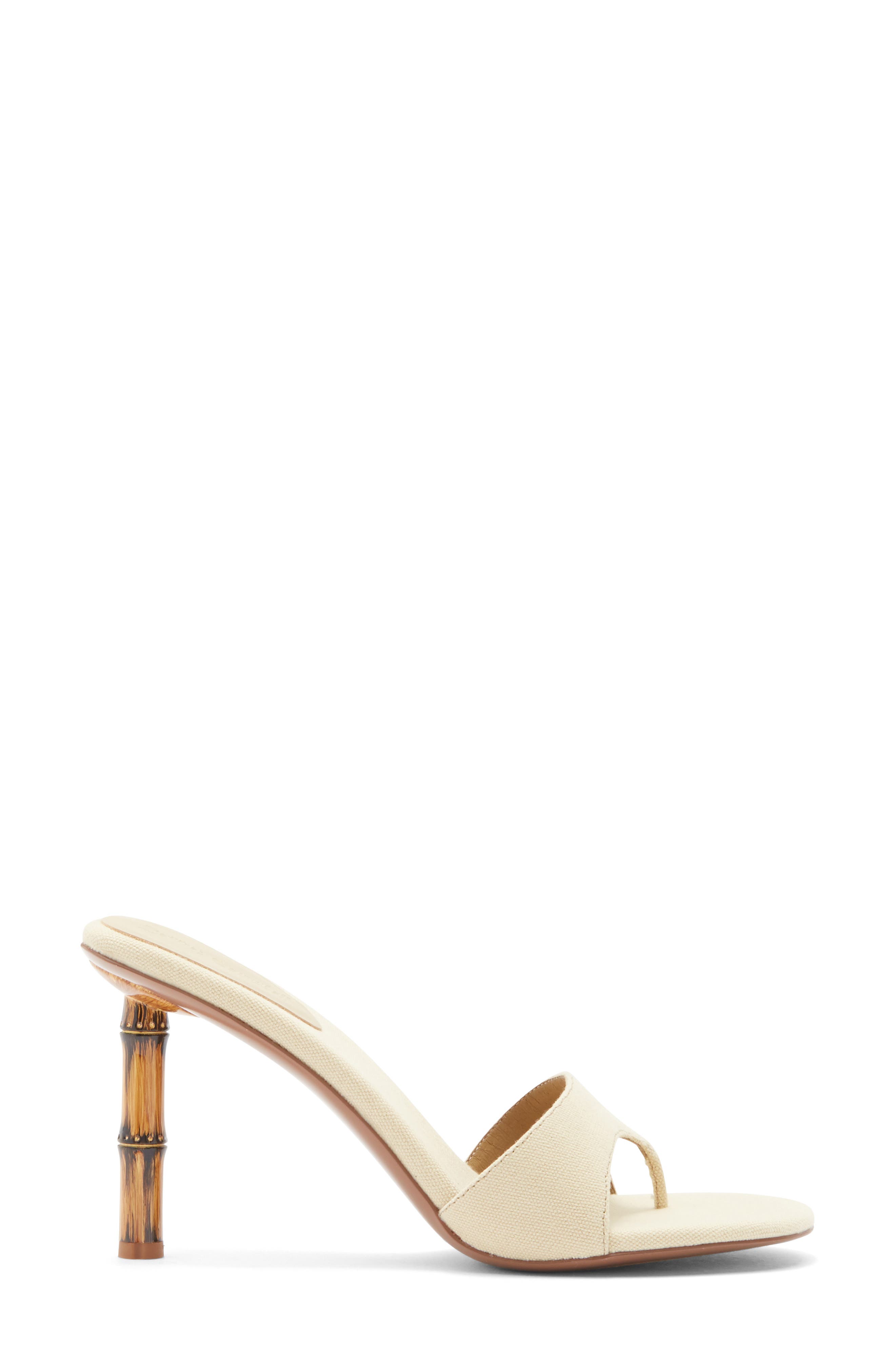 Linette Sandal, Alternate, color, BEIGE CANVAS