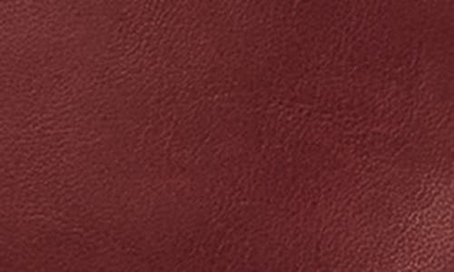 Bruno Magli Cashmere Lined Leather Bow Gloves In Burgundy
