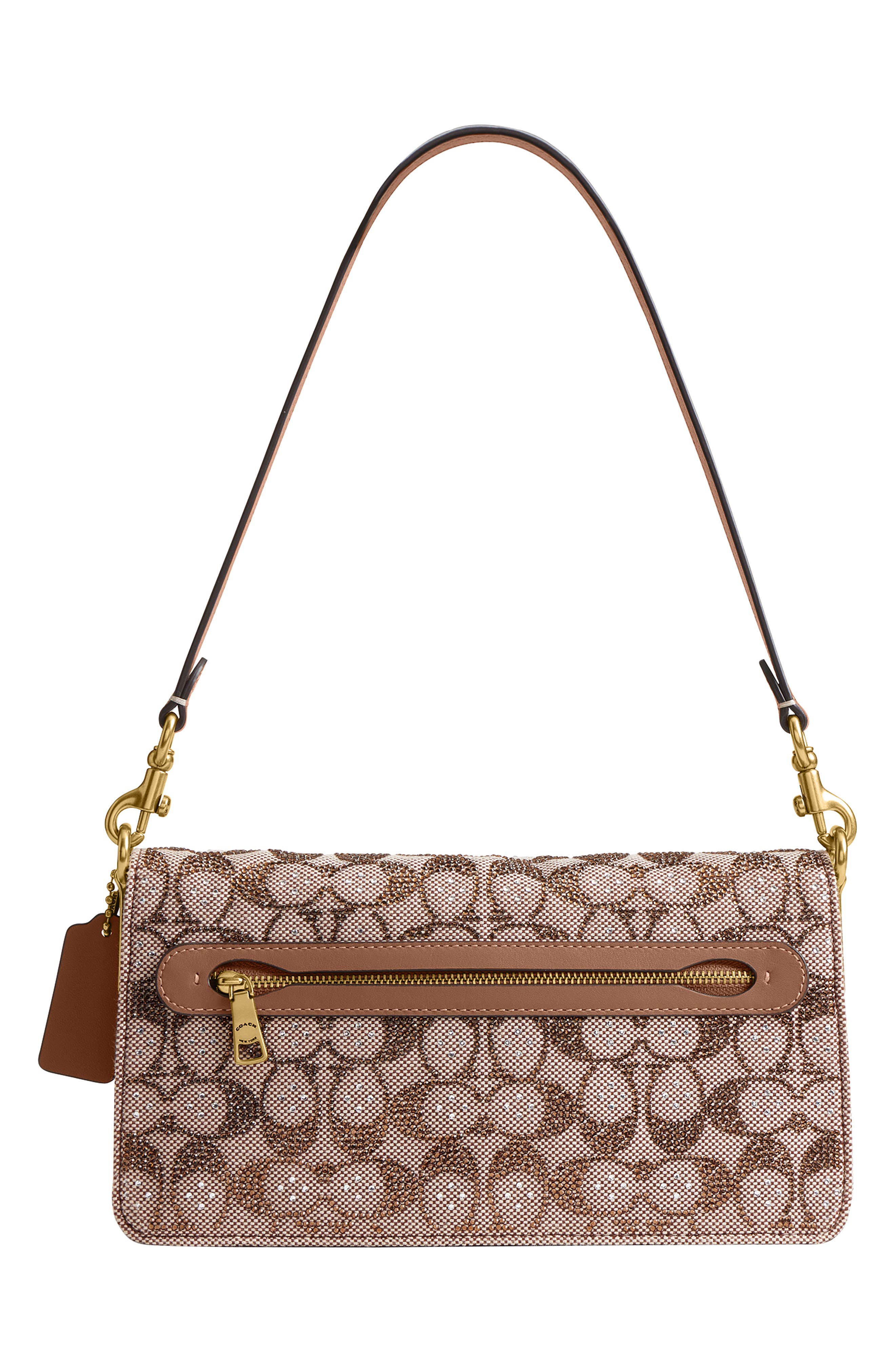COACH Tabby 26 Signature Crystal Jacquard Shoulder Bag, Alternate, color, 