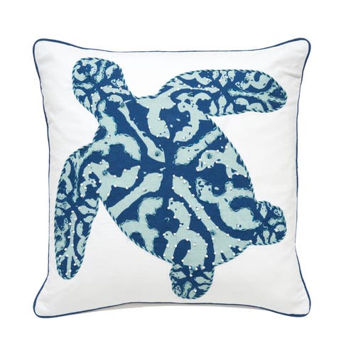 Turtle Accent Pillow Decor
