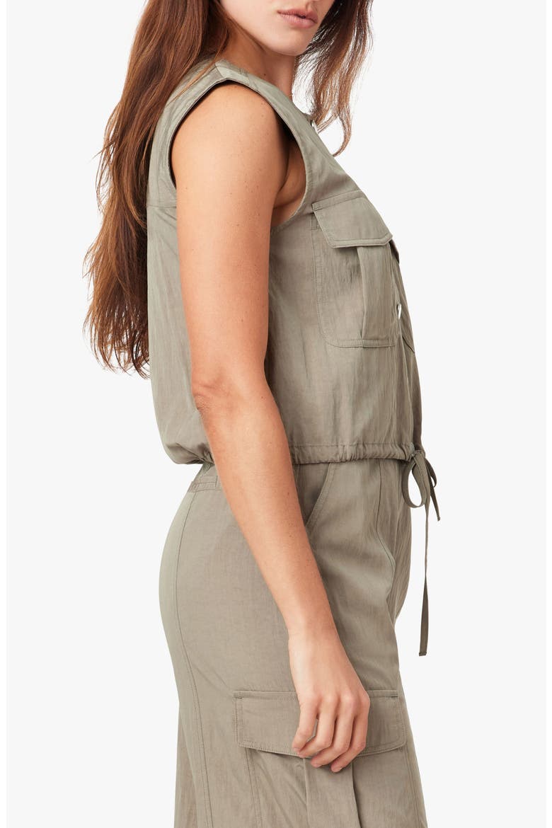 Utility Button-Up Top, Alternate, color, VETIVER