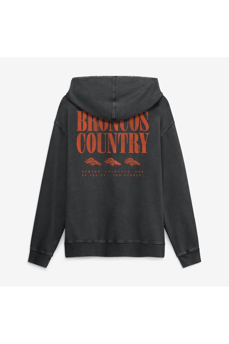 Men's Fanatics Black Denver Broncos Relaxed Intense Rivalry French Terry Hoodie, Alternate, color, Black