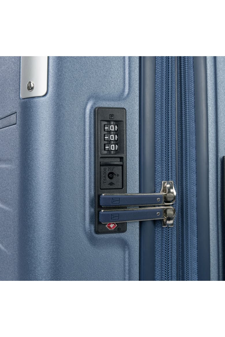 Platinum Elite Hardside Carry On Expandable Spinner Luggage, Alternate, color, Dark Sky Blue