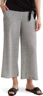 MAX STUDIO Pull-On Crop Wide Leg Pants