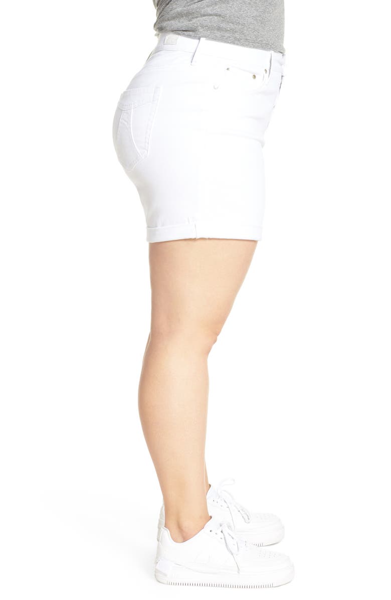 Seven7 High Waist Stretch Denim Shorts, Alternate, color, 