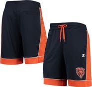 STARTER Men's Starter Navy/Orange Chicago Bears Fan Favorite Fashion Shorts