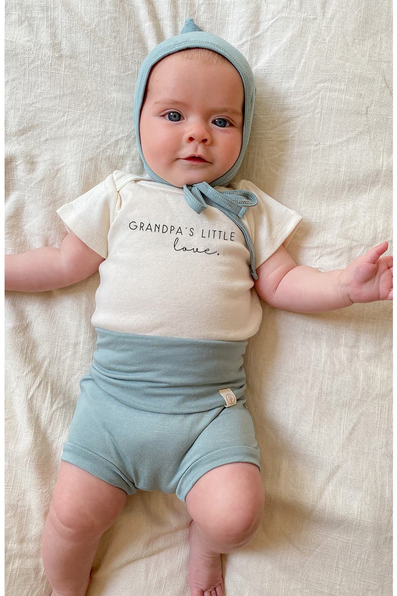 Grandpa's Little Love Organic Cotton Bodysuit, Alternate, color, NATURAL