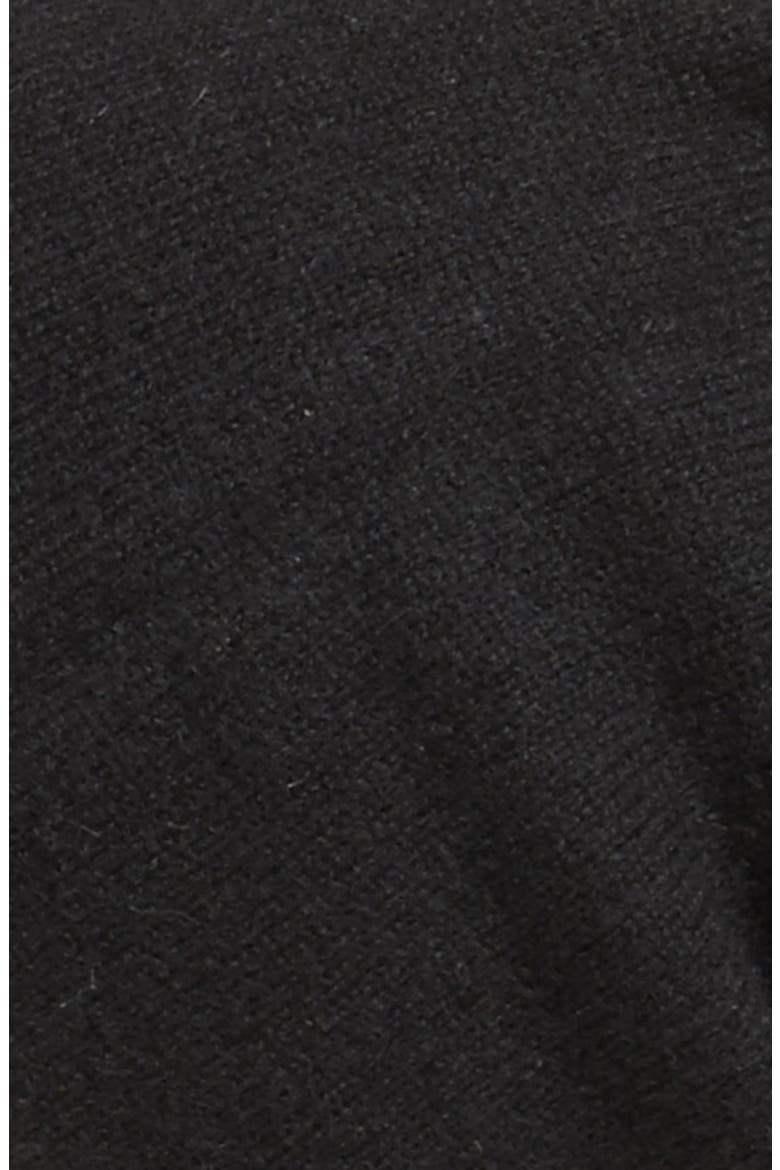 Merino/Cashmere Beanie, Alternate, color, BLACK
