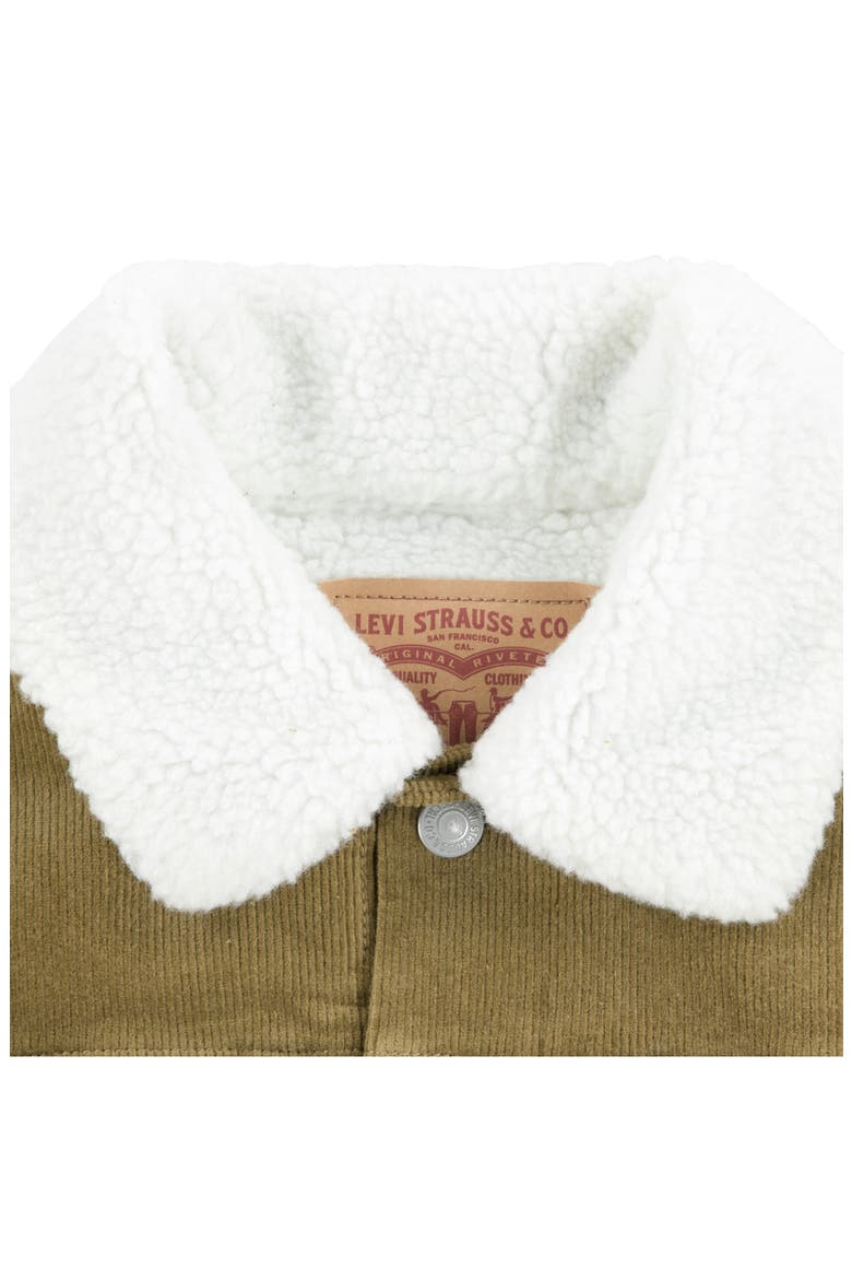 Kids' Corduroy Trucker Jacket, Alternate, color, WOODLET