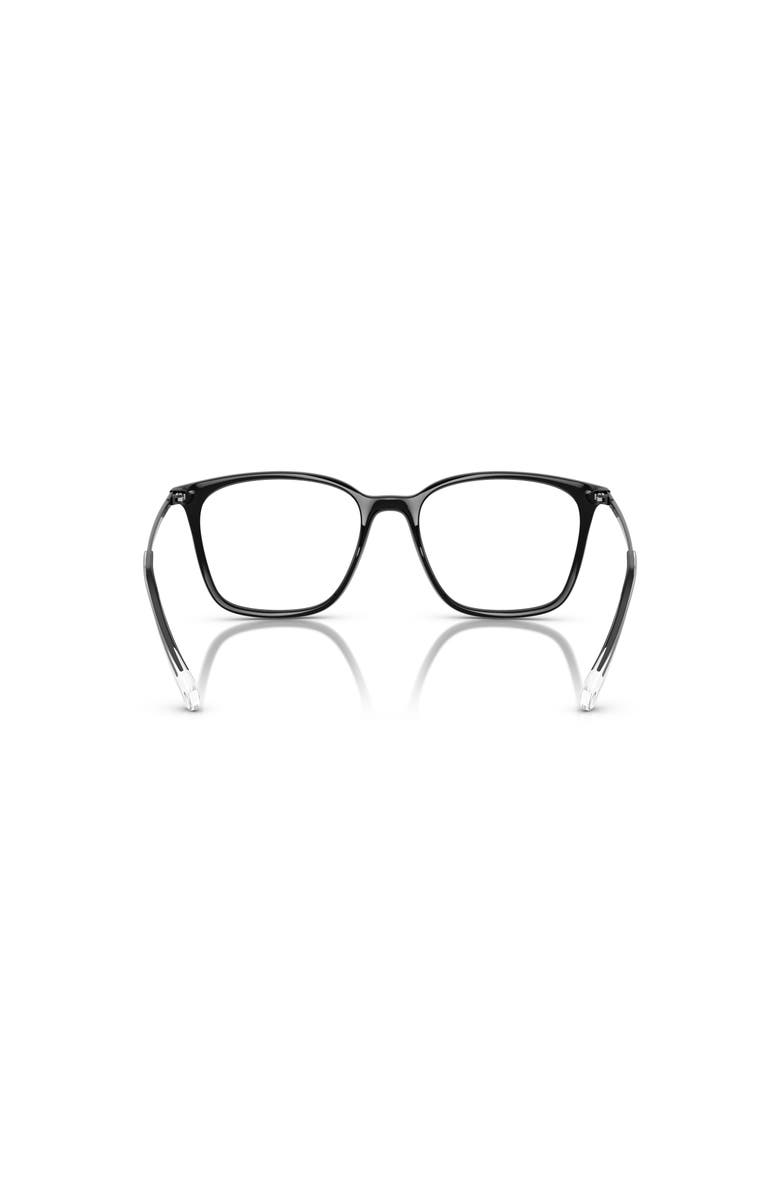 Armani Exchange 53mm Butterfly optical glasses, Alternate, color, Black