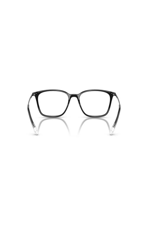 Armani Exchange 53mm Butterfly Optical Glasses In Black