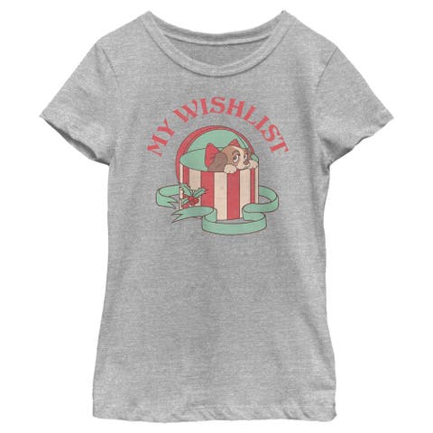 Girl's Lady and the Tramp Christmas My Wishlist  Graphic T-Shirt