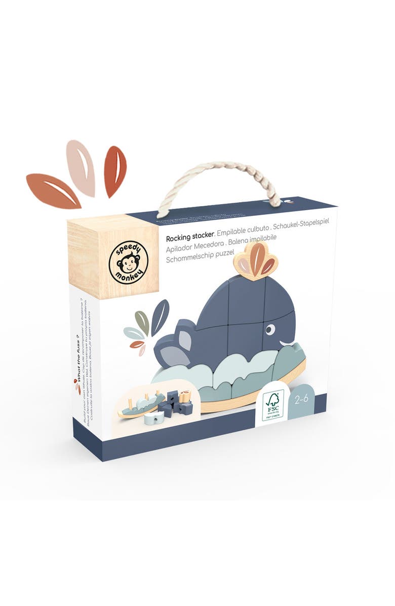 Speedy Monkey Rocking stacker, Alternate, color, Multi