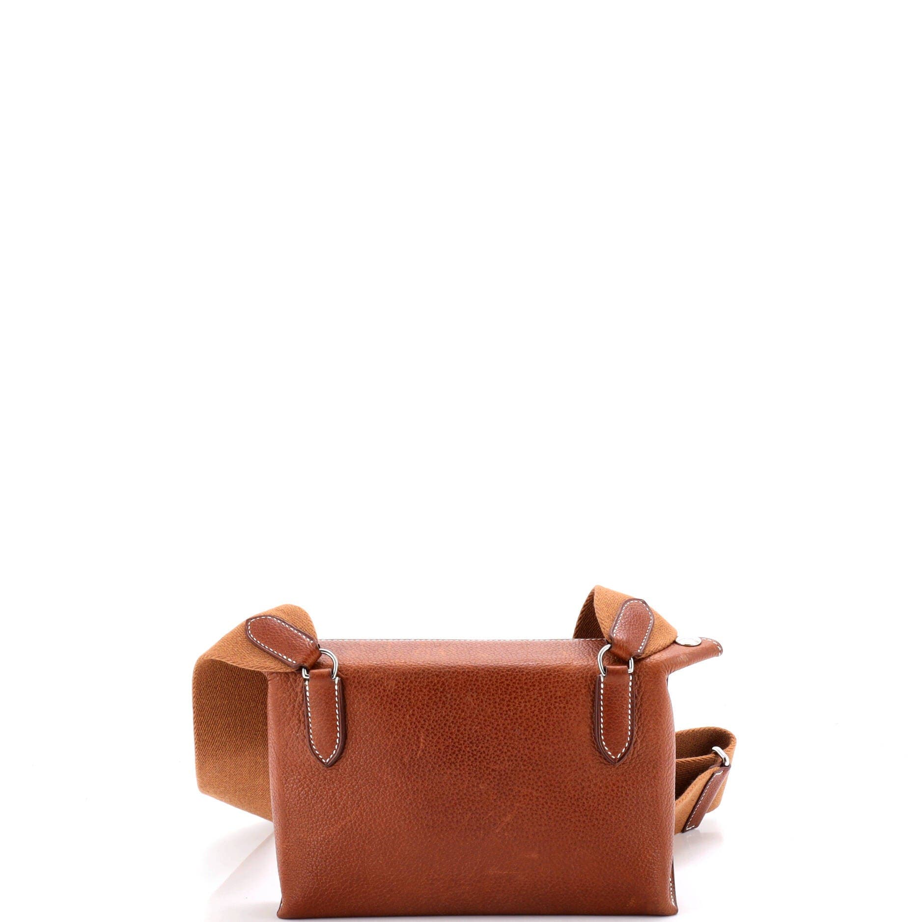 Pre-Owned Hermes Videpoches Bag Barenia Faubourg, Alternate, color, Fauve