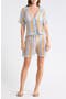 selected Blue-Mustard Stripe Multi