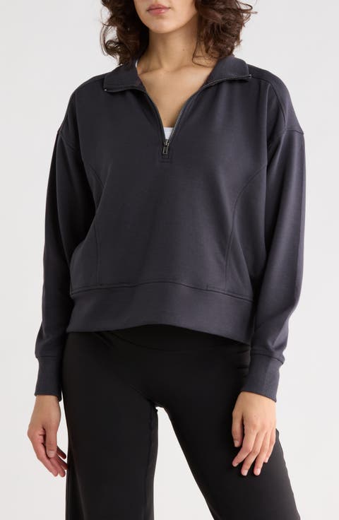Adelaide Quarter Zip Sweatshirt