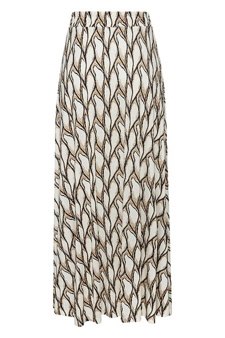 Women's Side Slit Maxi Skirt, Alternate, color, Ivory Khaki