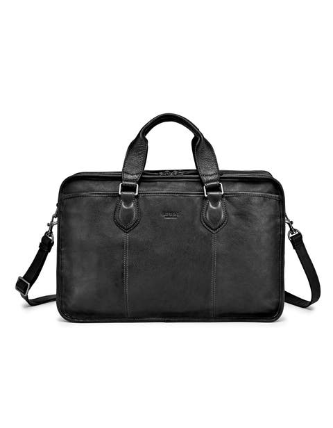 Speedwell Genuine Leather Structured Heritage Briefcase