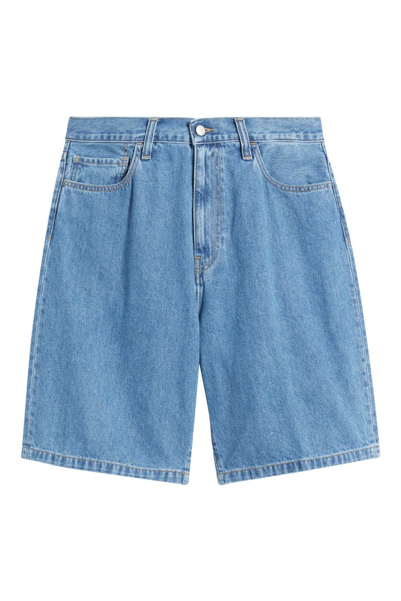 Landon Denim Shorts, Alternate, color, BLUE HEAVY STONE WASH