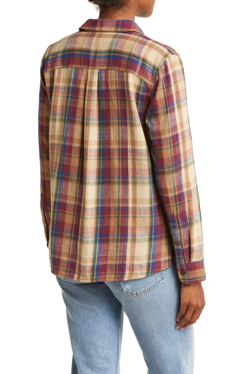 L.L.Bean Signature Heritage Plaid Cotton Flannel Button-Up Shirt, Alternate, color,