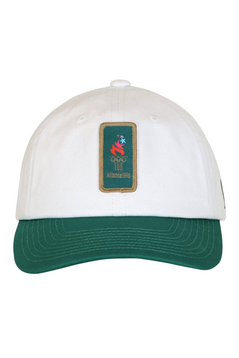 Men's Outerstuff White/Green Atlanta 1996 Summer Olympics Dad Adjustable Hat, Alternate, color, White