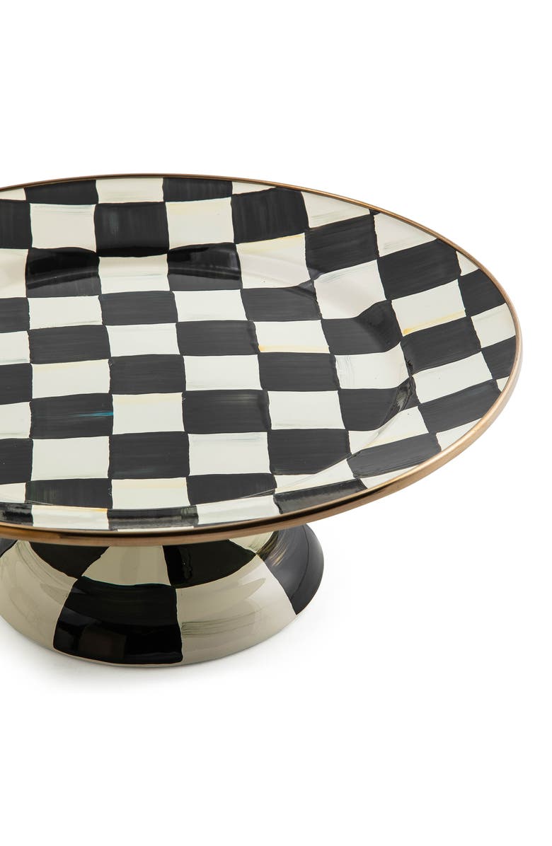MACKENZIE CHILDS Courtly Check Small Pedestal Platter, Alternate, color, 