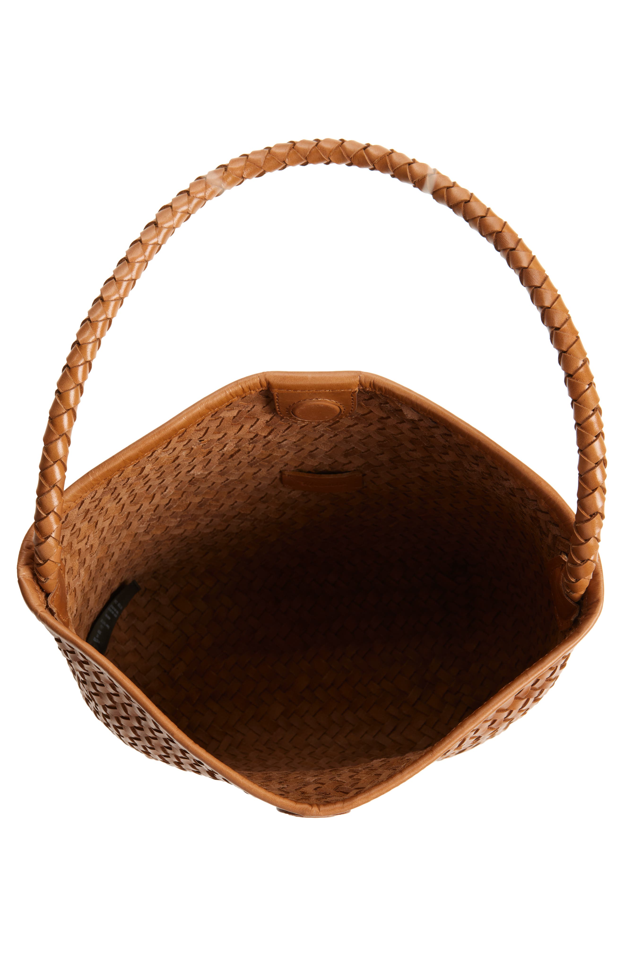 Madewell The Handwoven Leather Shoulder Bag, Alternate, color, 