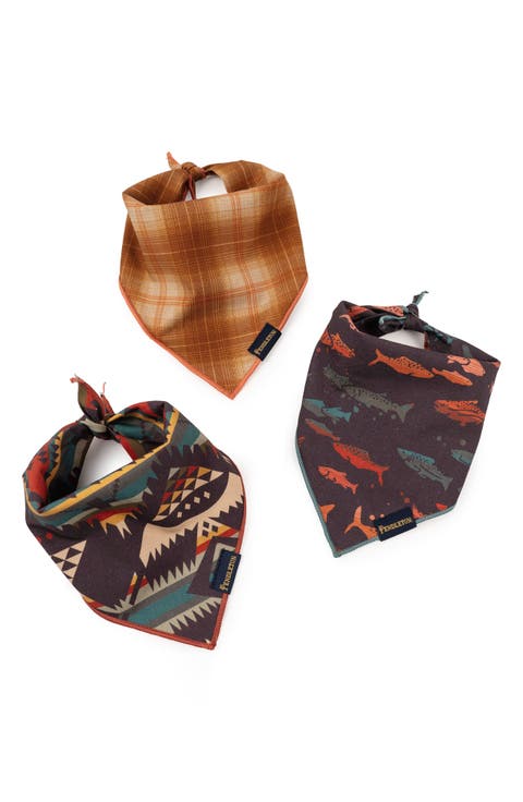 Set of 3 Pet Bandanas