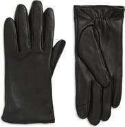 Cole Haan Leather Touchscreen Gloves