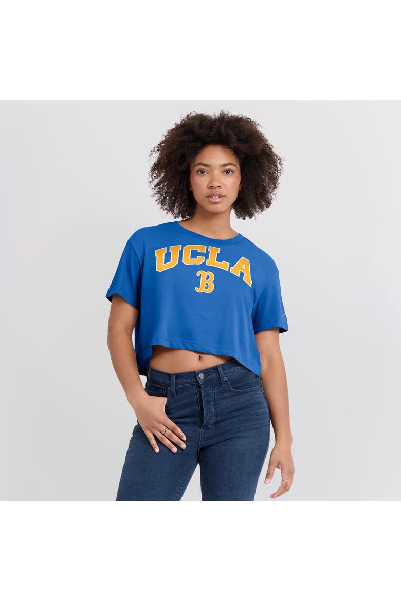 Women's Jordan Brand Blue UCLA Bruins Athletic Prep Arch Cropped Performance T-Shirt, Alternate, color, Blue