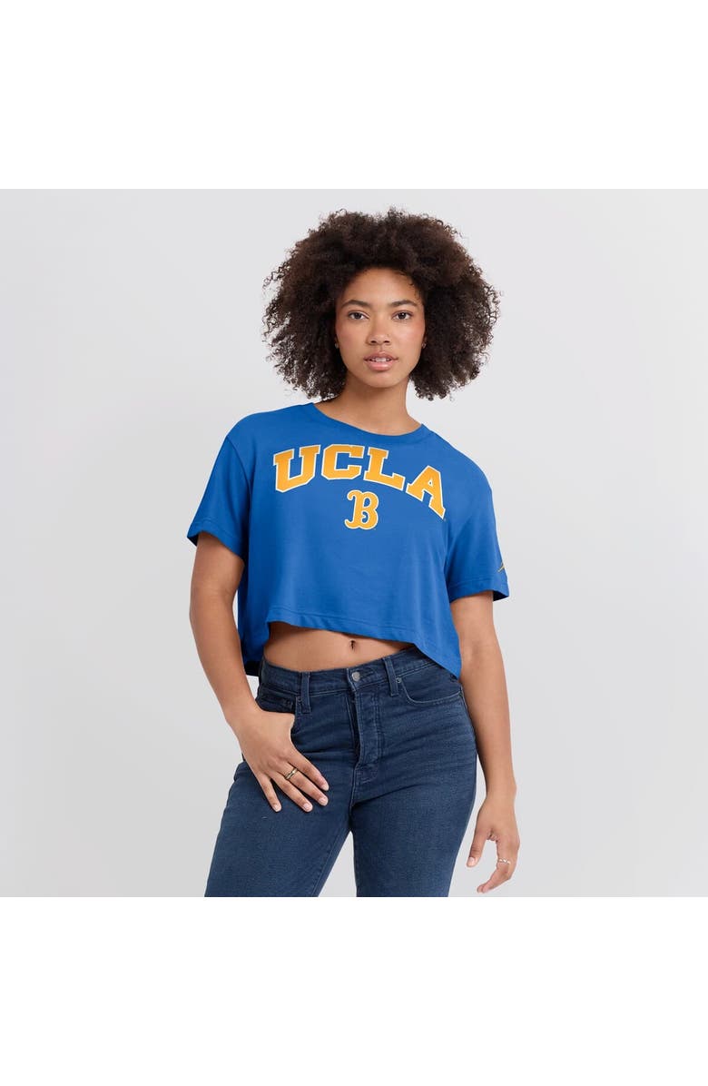Jordan Brand Women's Jordan Brand Blue UCLA Bruins Athletic Prep Arch Cropped Performance T-Shirt, Alternate, color, Blue