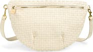 Clare V. Grande Woven Leather Belt Bag