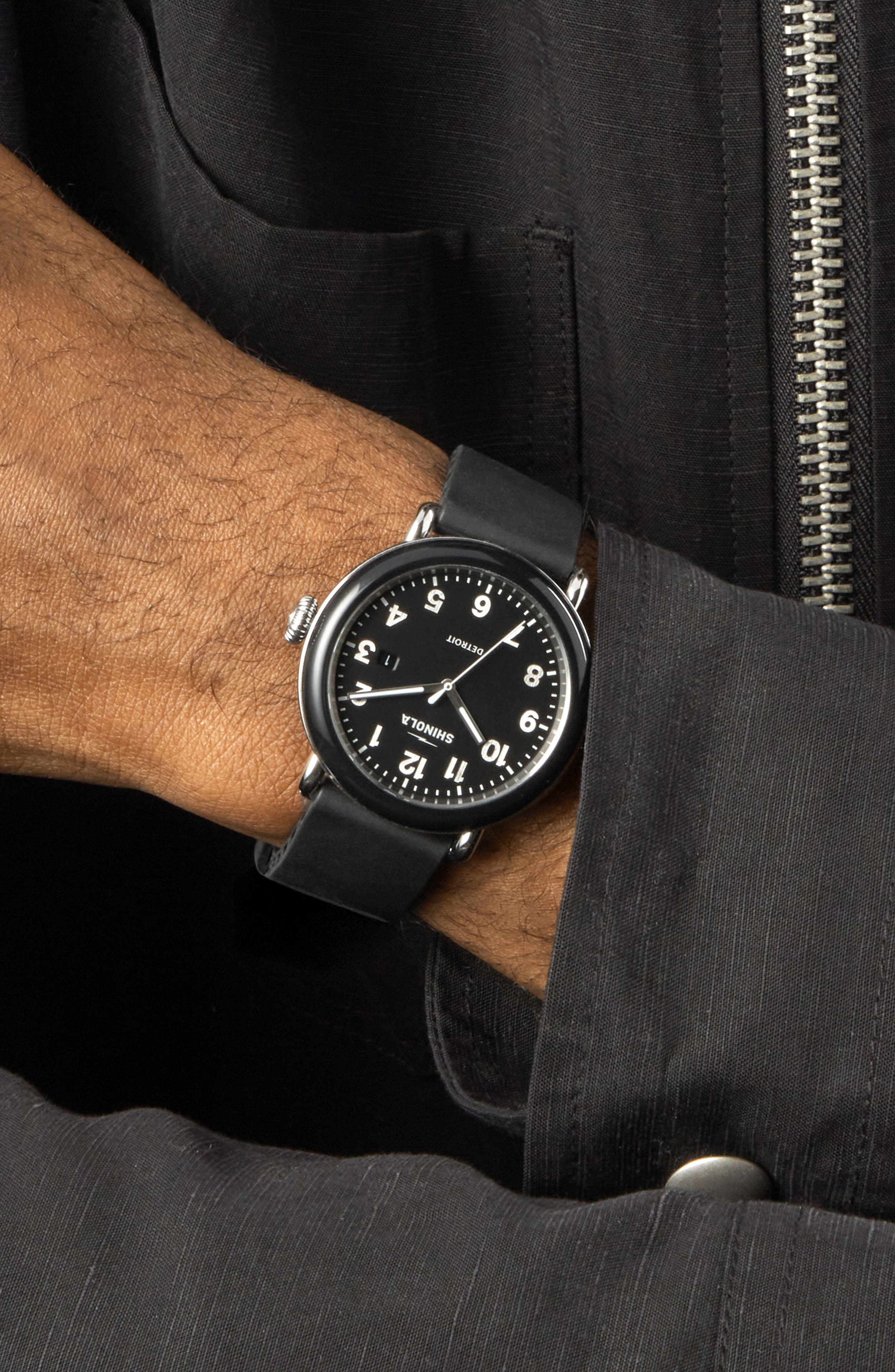 Detrola Rubber Strap Watch, 41mm | Nordstrom