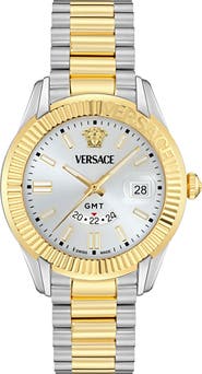 Versace Apodis GMT Bracelet Watch, 41mm