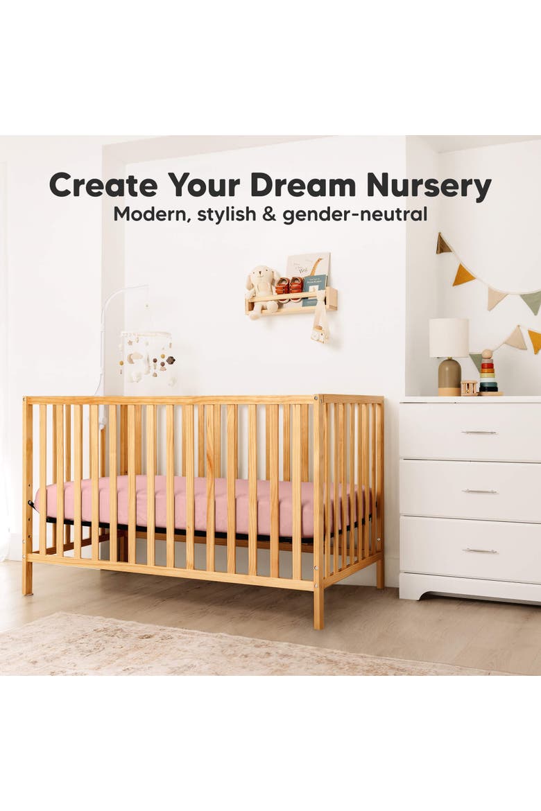 2-Pack Aereo Fitted Crib Sheets, Alternate, color, Rose