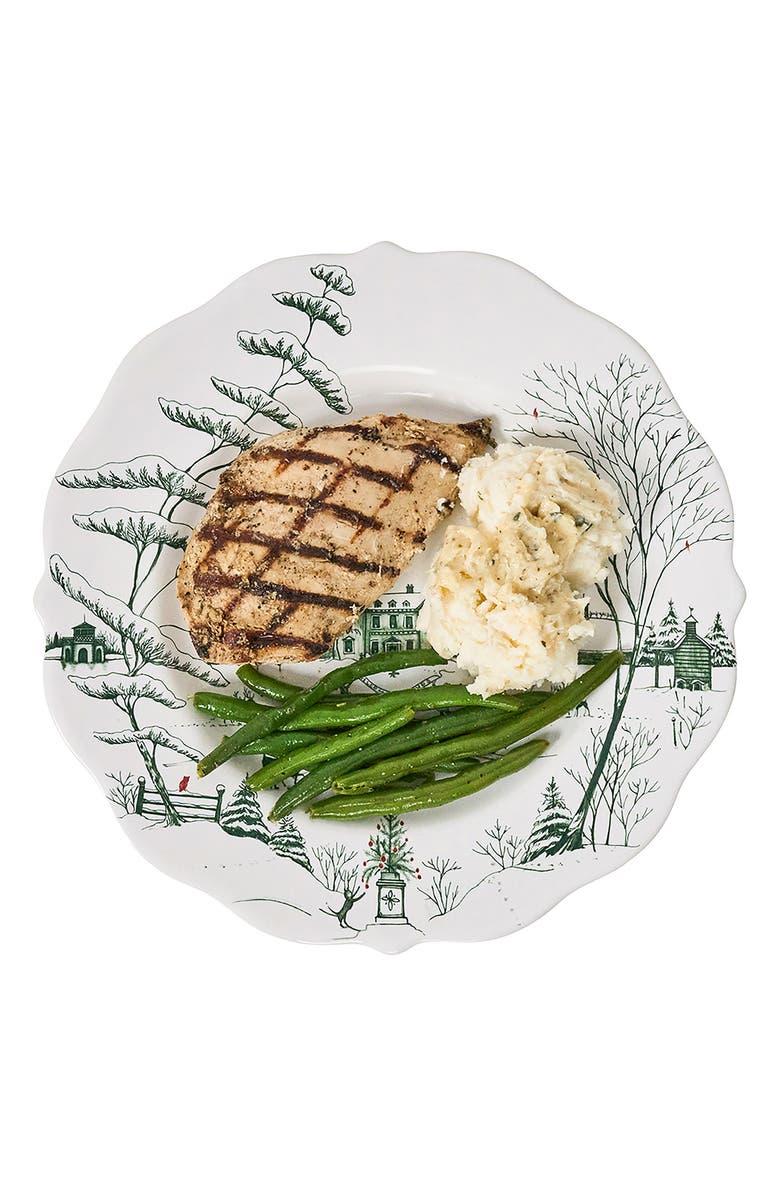Juliska Country Estate Winter Frolic Dinner Plate, Alternate, color, 