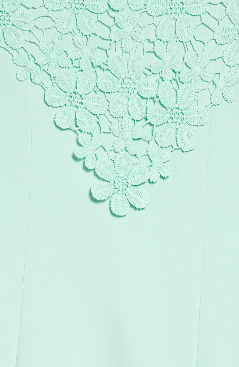 Zunie Lace Yoke Sleeveless Dress, Alternate, color, 