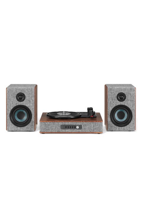 Aria Bluetooth® 3-Speed Turntable & Speakers