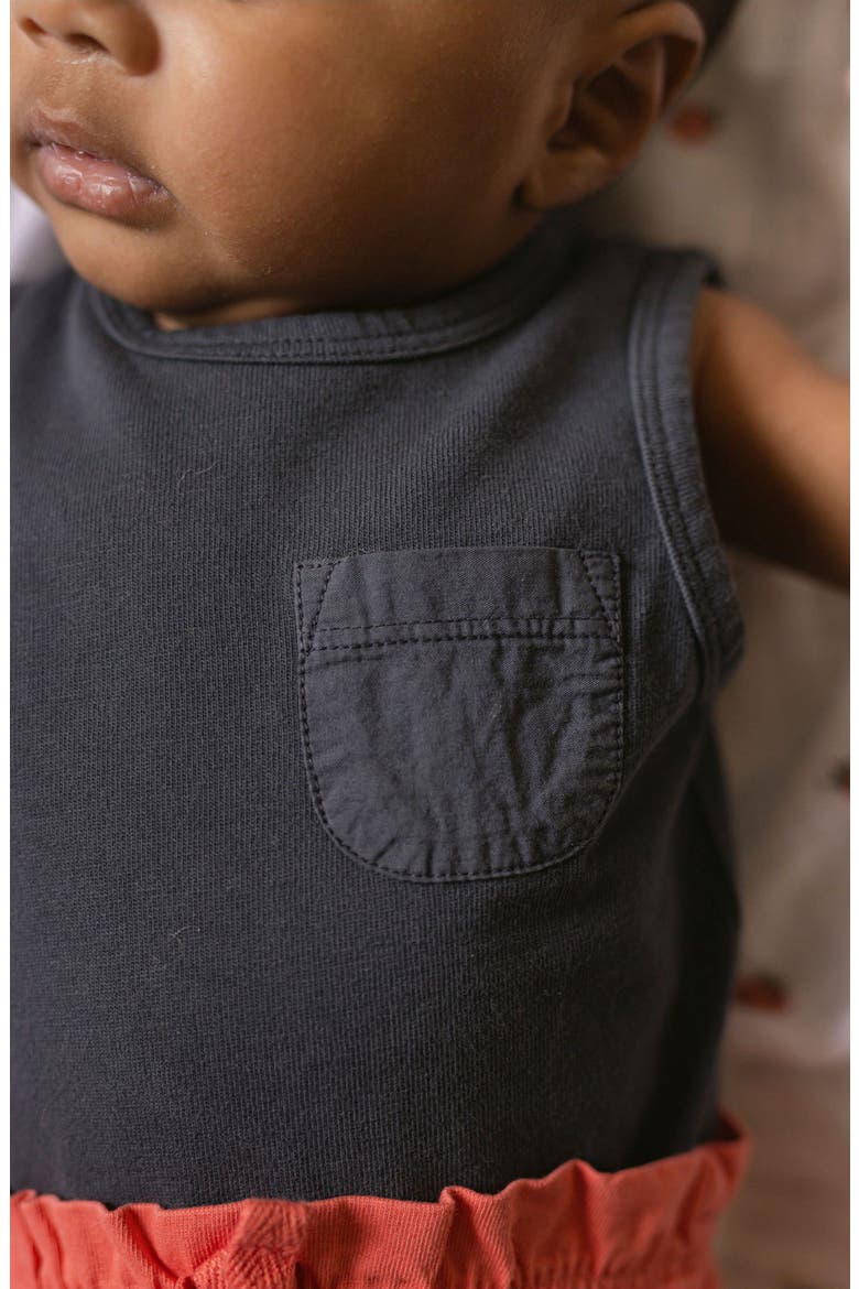 Garment Dyed Tank Bodysuit, Alternate, color, INK BLUE