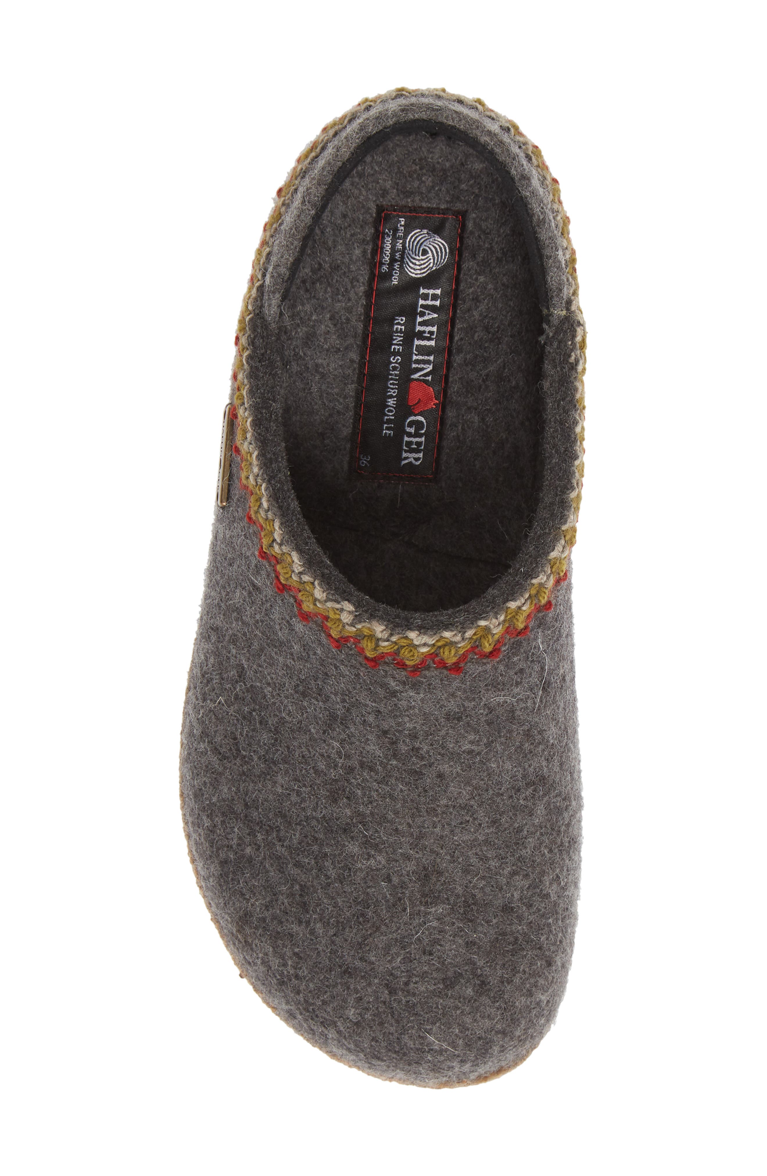 Haflinger GZH Zigzag Slipper, Alternate, color, 