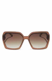 DIFF 63mm Presley Square Sunglasses