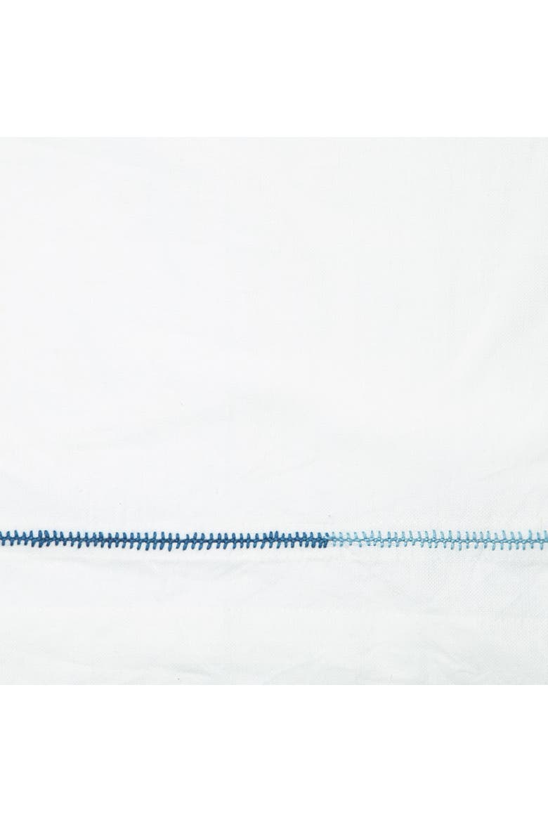 Embroidery Napkins - Set of 4, Alternate, color, White/Blue 20" x 20"