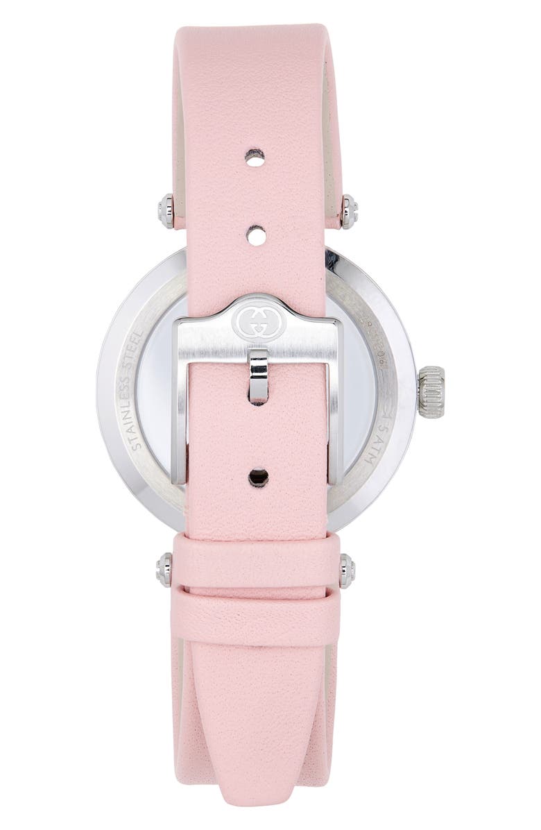 Gucci Model 2000 Leather Strap Watch, 30.5mm, Alternate, color, 