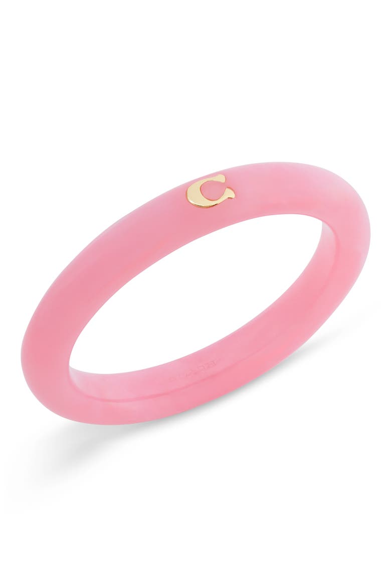 Resin Bangle, Alternate, color, PINK