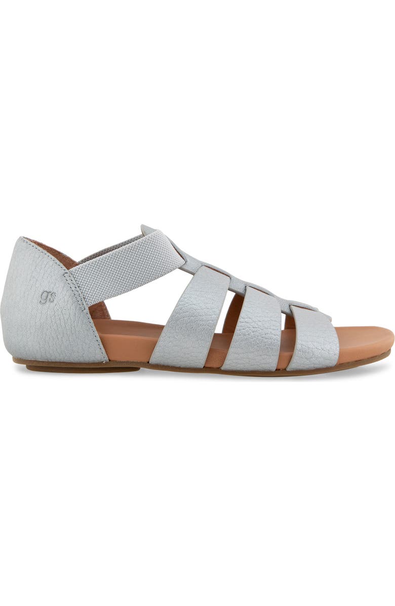 Gentle Souls Lennon Strappy Sandal, Alternate, color, Matte Silver Leather