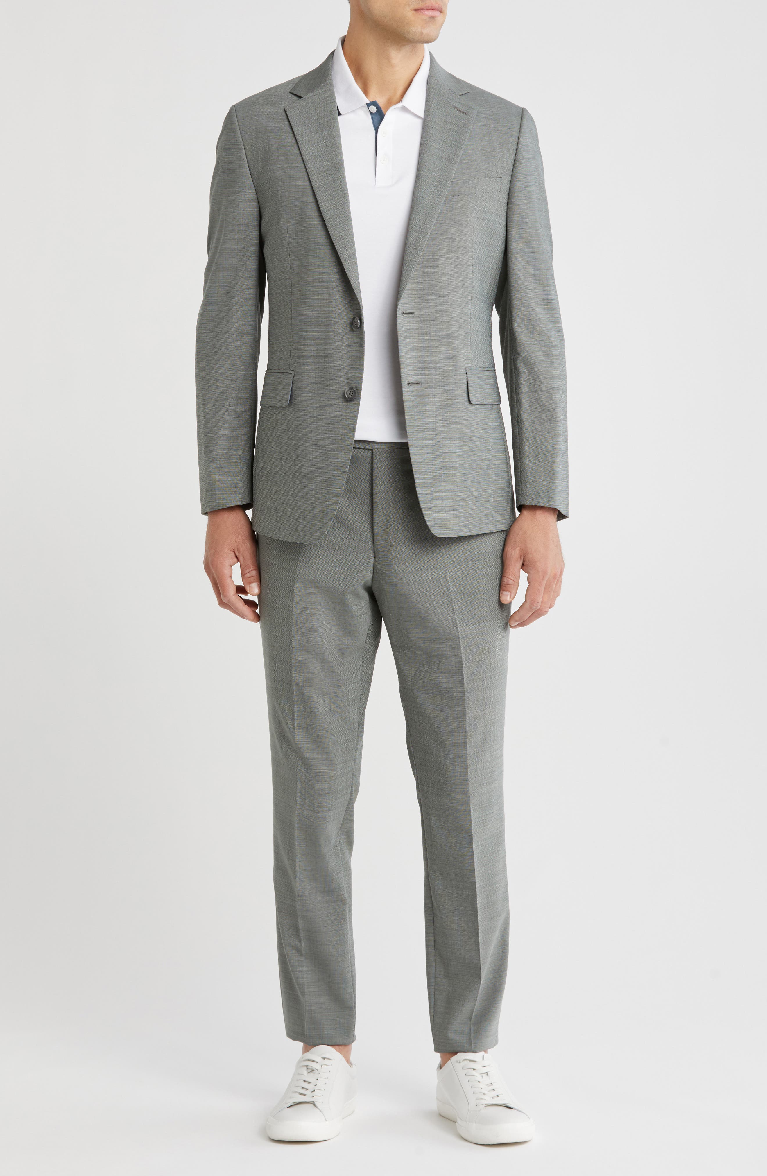 Original Penguin Notch Lapel Wool Blend Suit