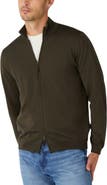 Robert Talbott Dalton Full Washable Merino Zip Sweater