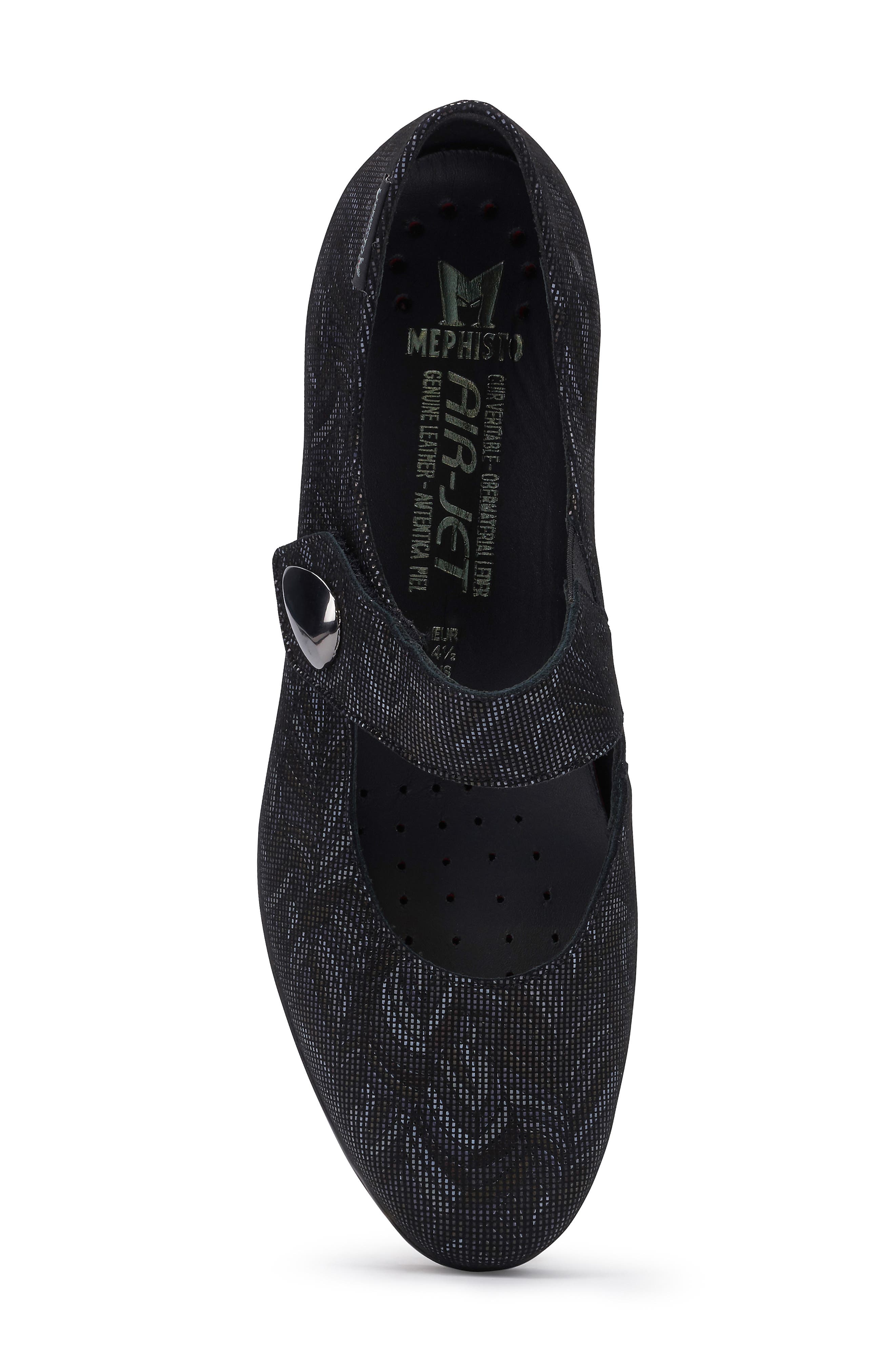 Isora Mary Jane Pump, Alternate, color, BLACK PIXEL LEATHER