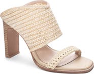 42 Gold Linx Straw Sandal