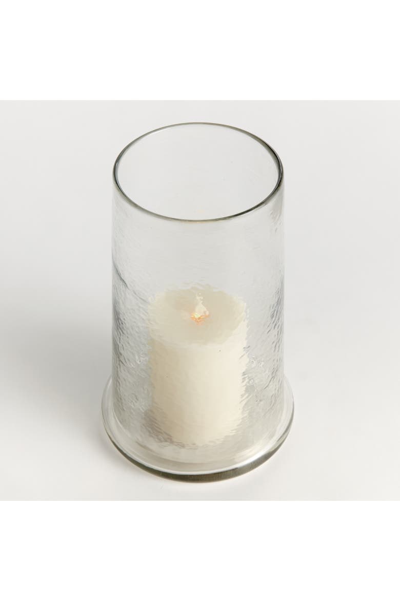Gabriel Hurricane Tapered Candleholder, Alternate, color, Clear